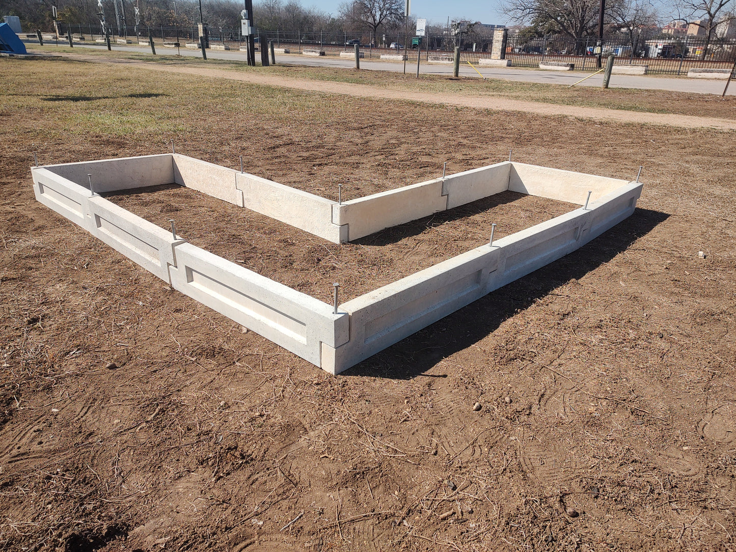Concrete Garden Bed Panels