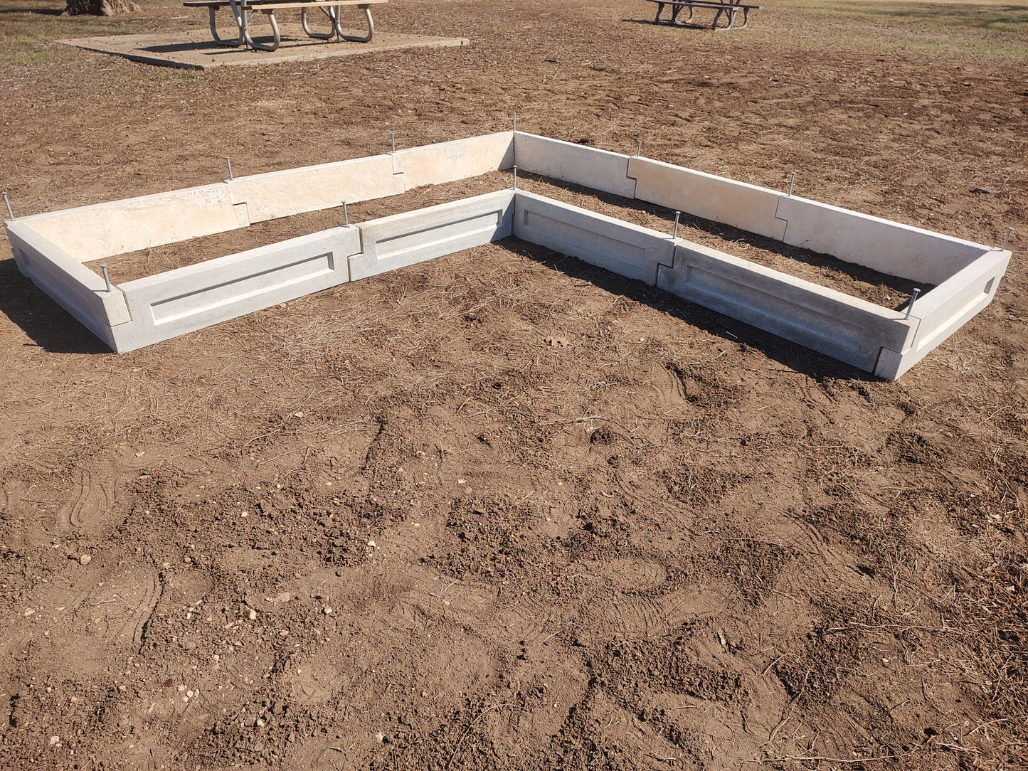 Concrete Garden Bed Panels